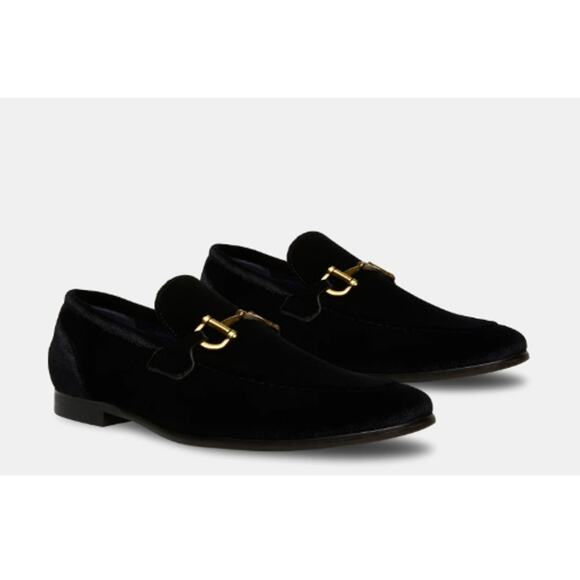 Steve Madden Men\'s Delrayy Black Velvet Loafers Shoes Size 11 main image 7